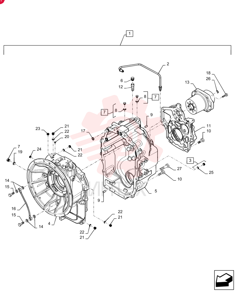 TRANSMISSION HOUSING 84468420