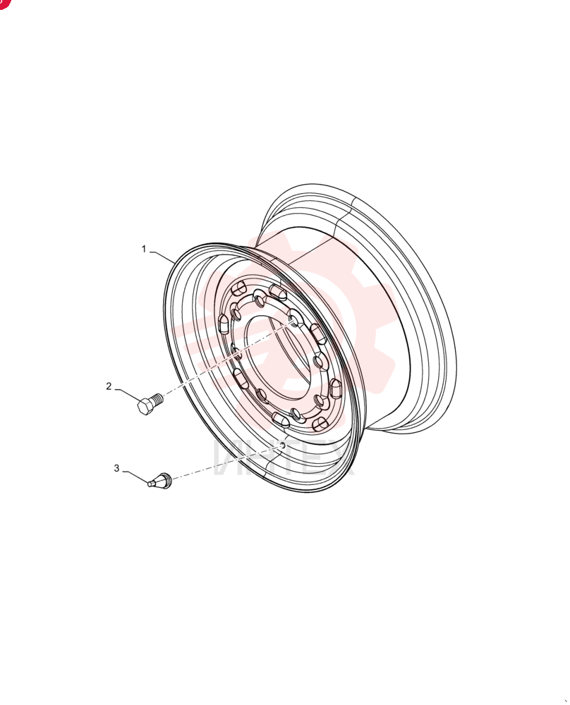 WHEEL,8 W x 16 Dia