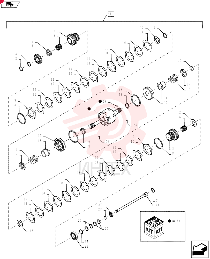 CLUTCH INPUT SHAFT