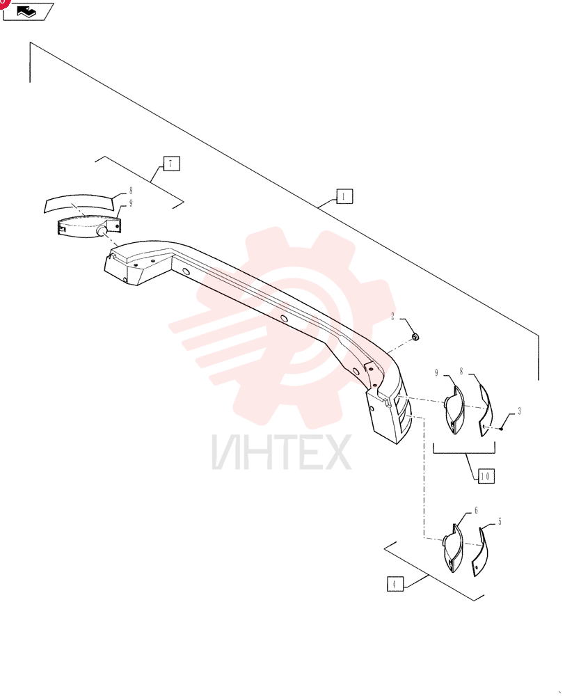 HOUSING ASSY. 87525064 (1)