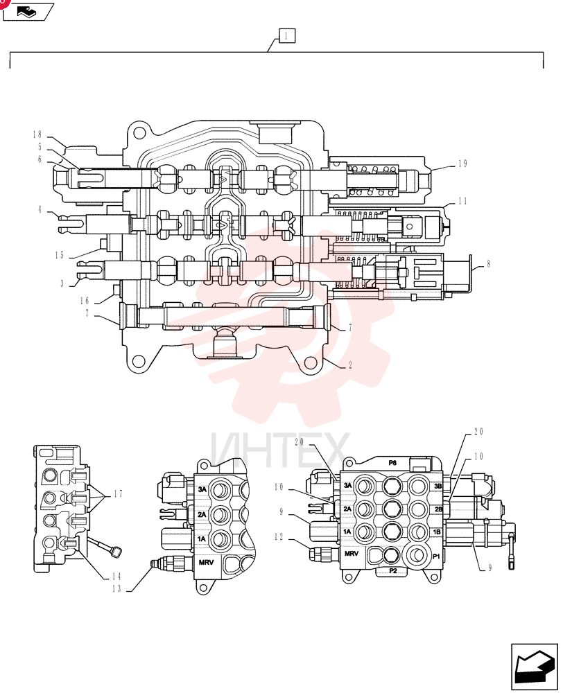 HYDRAULIC VALVE 87593382