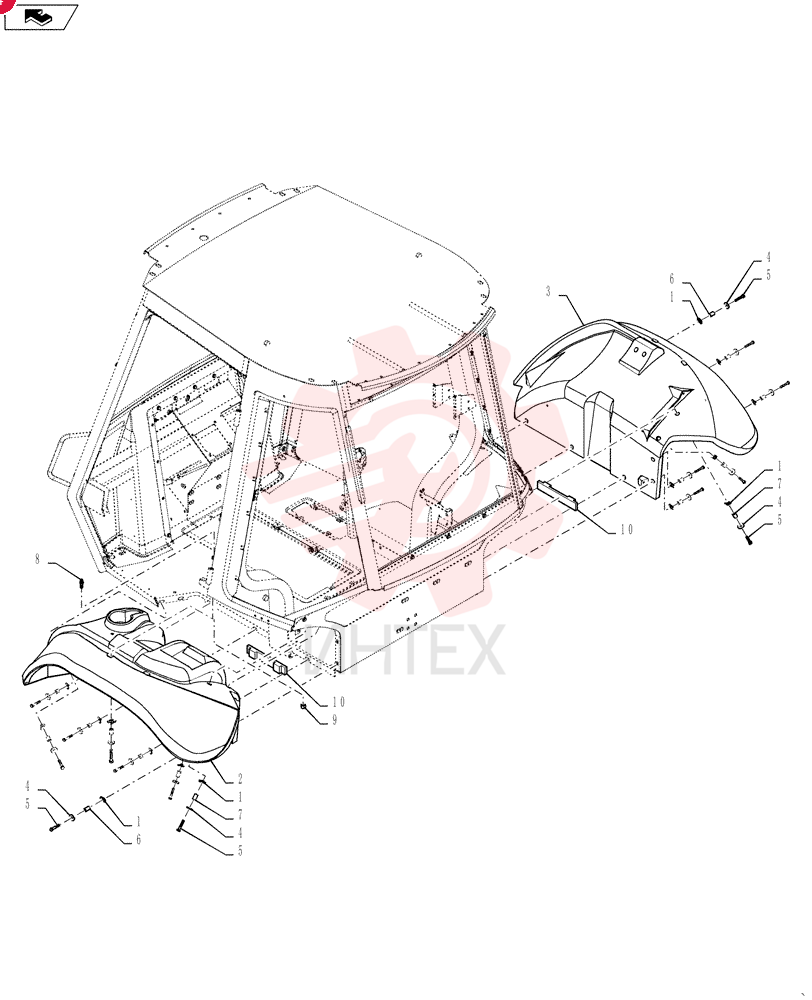 NUT,M8, U 833-40408 (1)