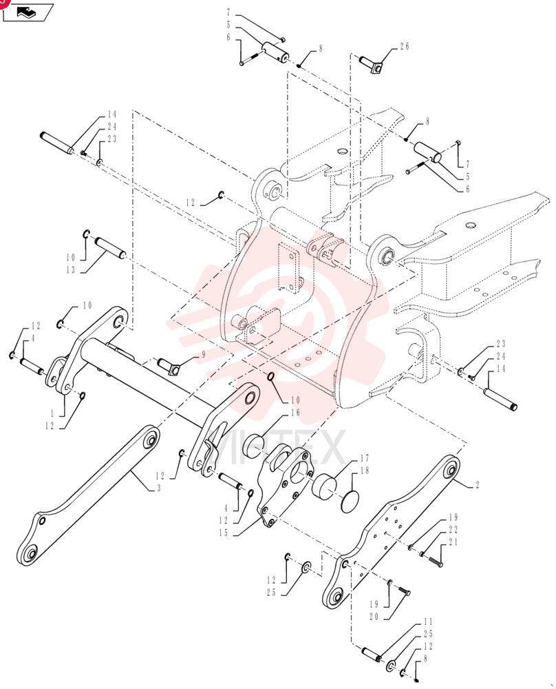 PIVOT PLATE 87565751