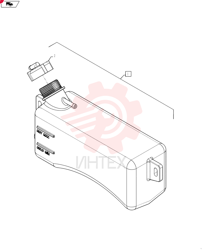 RESERVOIR, COOLANT E,3L