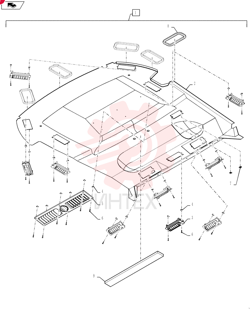 ROOF LINING 404172A1