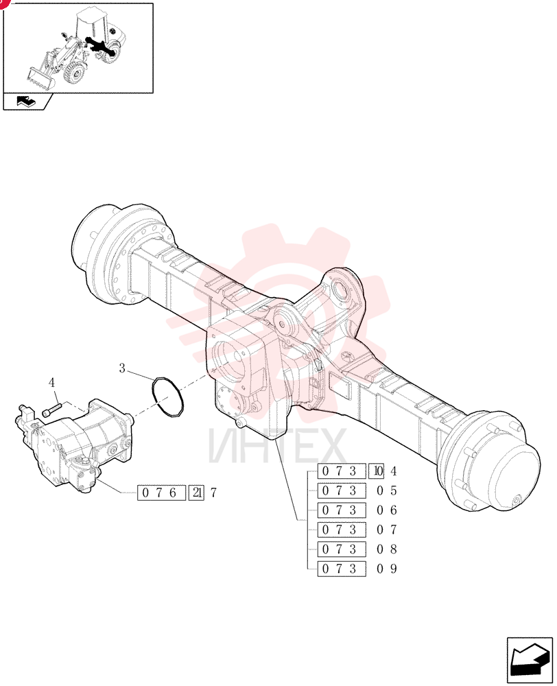 REAR AXLE 2772390