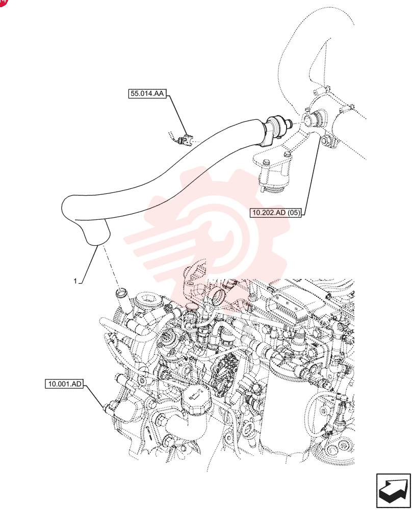 HEATER HOSE