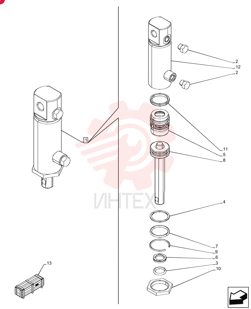 HYDRAULIC CYLINDER 47766775