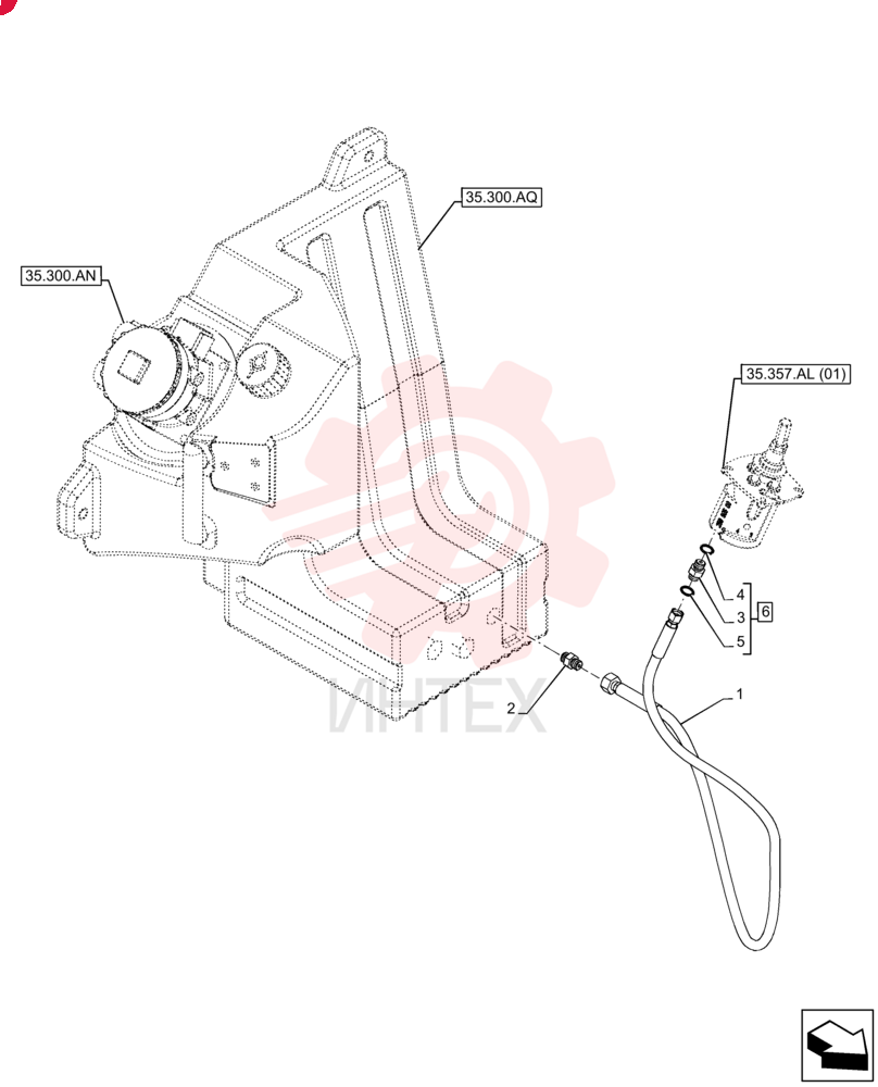 HYDRAULIC HOSE 47501129