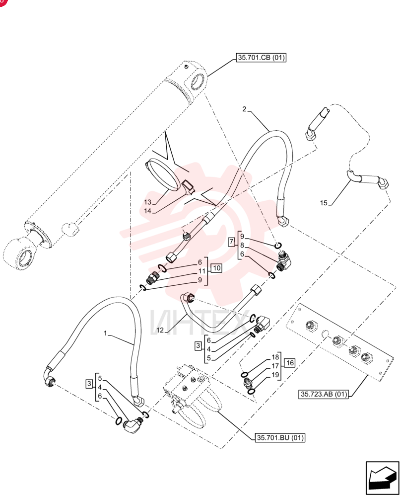 HYDRAULIC HOSE 47547862