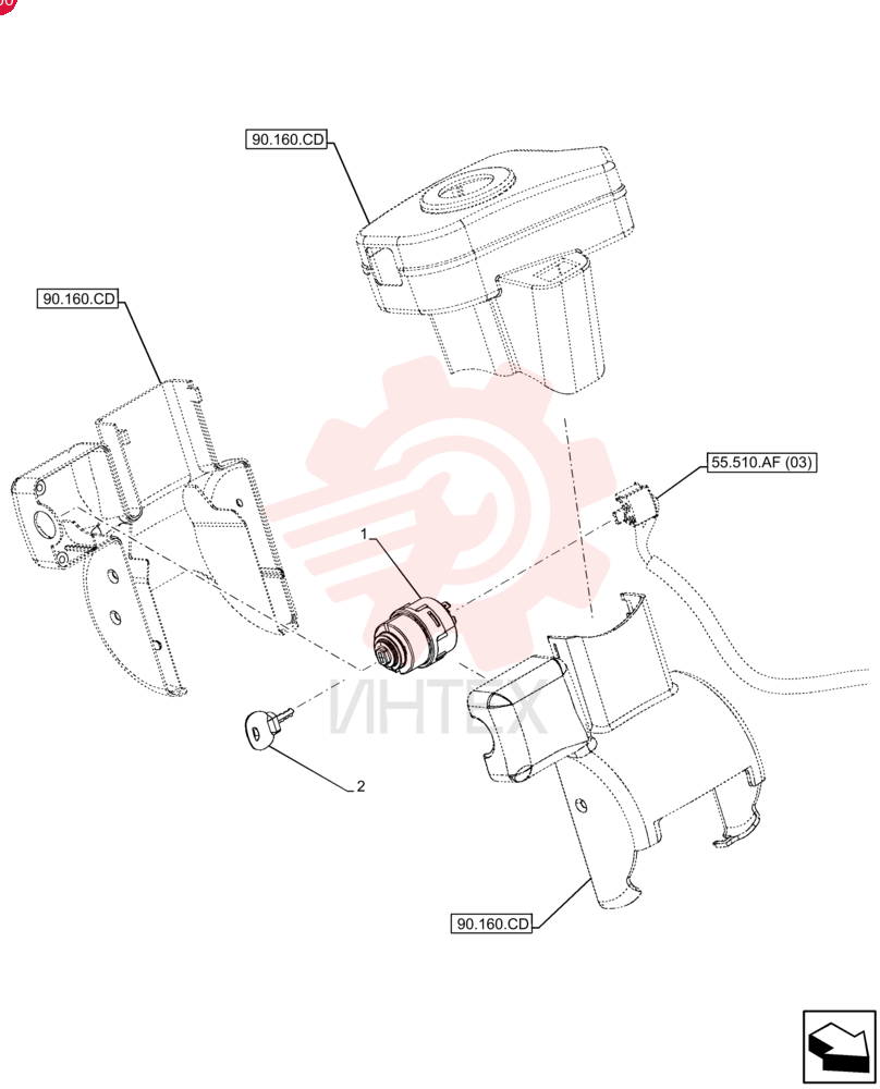 IGNITION SWITCH,50A