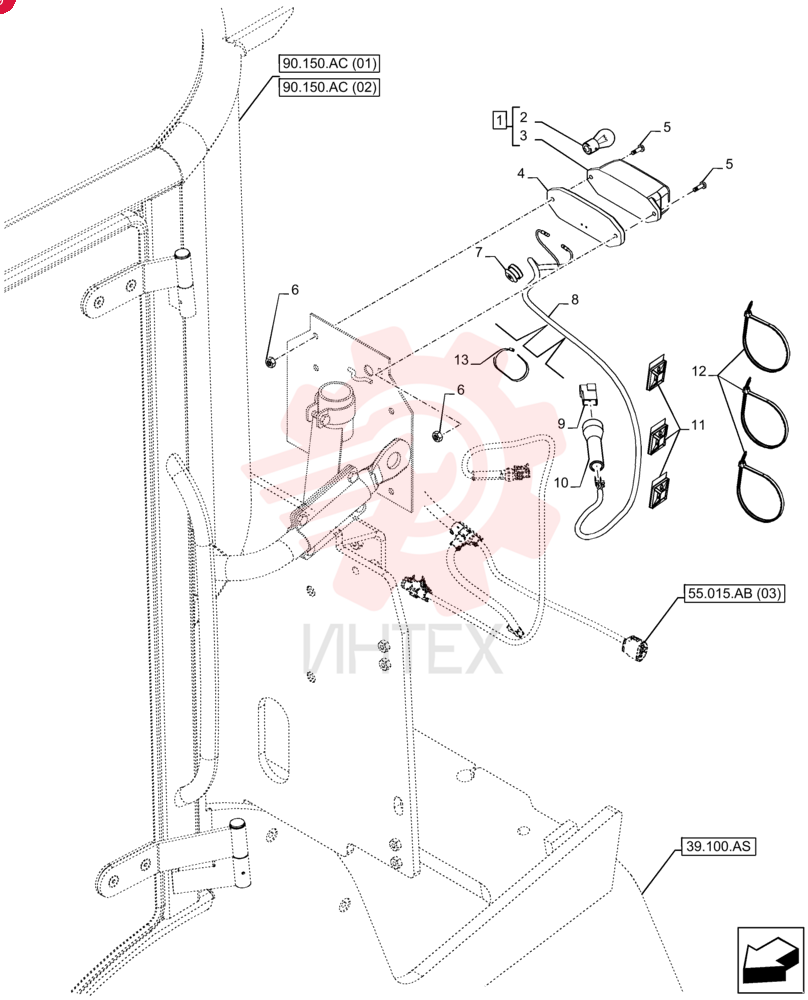 NUMBER PLATE LAMP