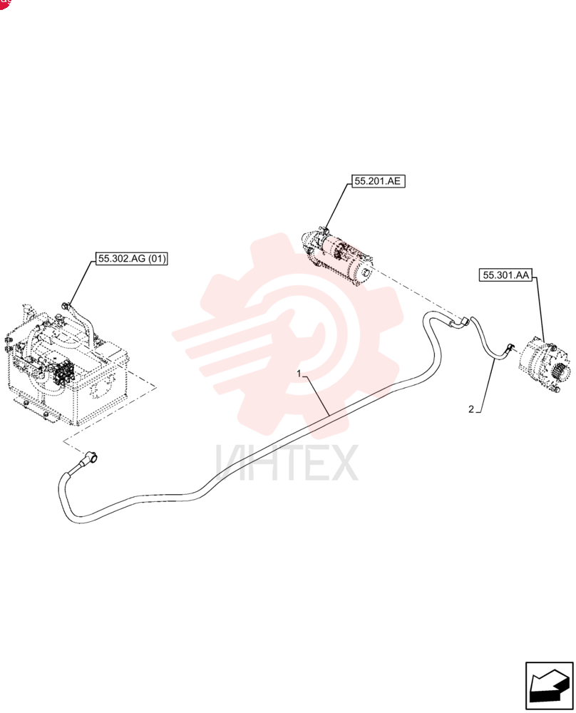 POS BATTERY CABLE