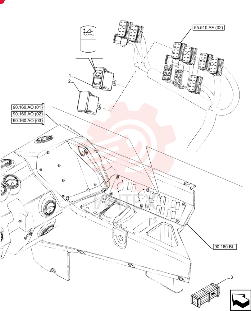 ROCKER SWITCH 84581413