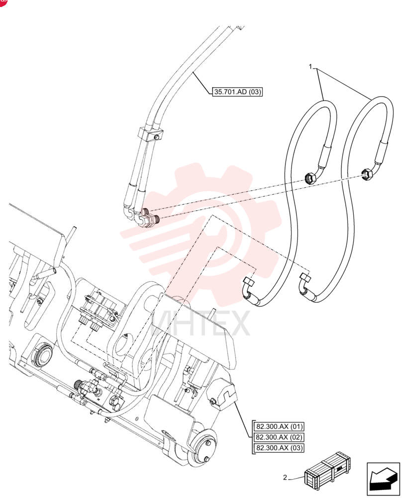 FLEXIBLE HOSE 47481733 (2)