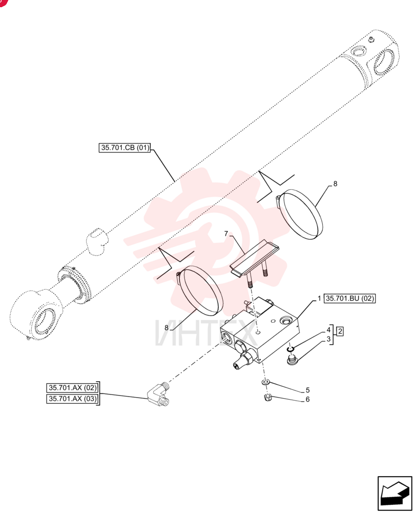 HYDRAULIC VALVE 85805223 (3)