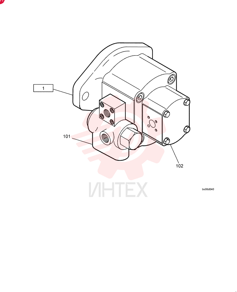 HYDRAULIC PUMP,22.5 CC 6559485 (2)