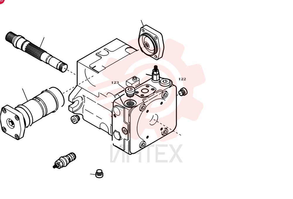 HYDRAULIC PUMP,40 CC 4532228 (2)