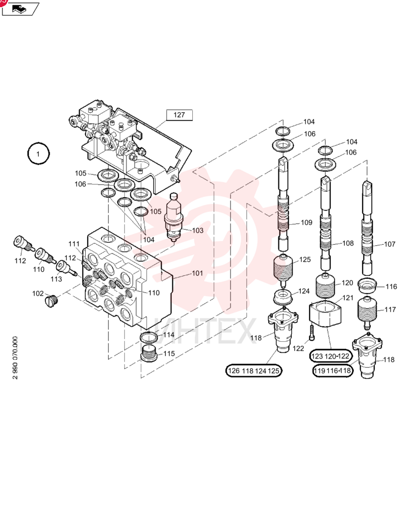 HYDRAULIC VALVE 2772917