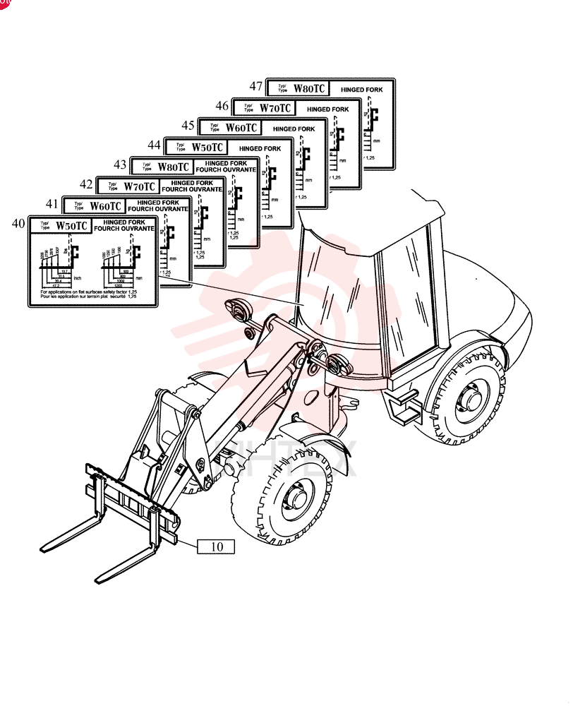 Forks See Fig 70.325