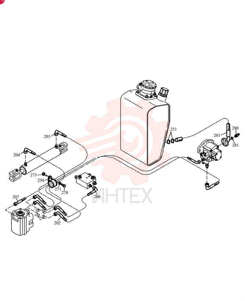 HYDRAULIC HOSE 2772716