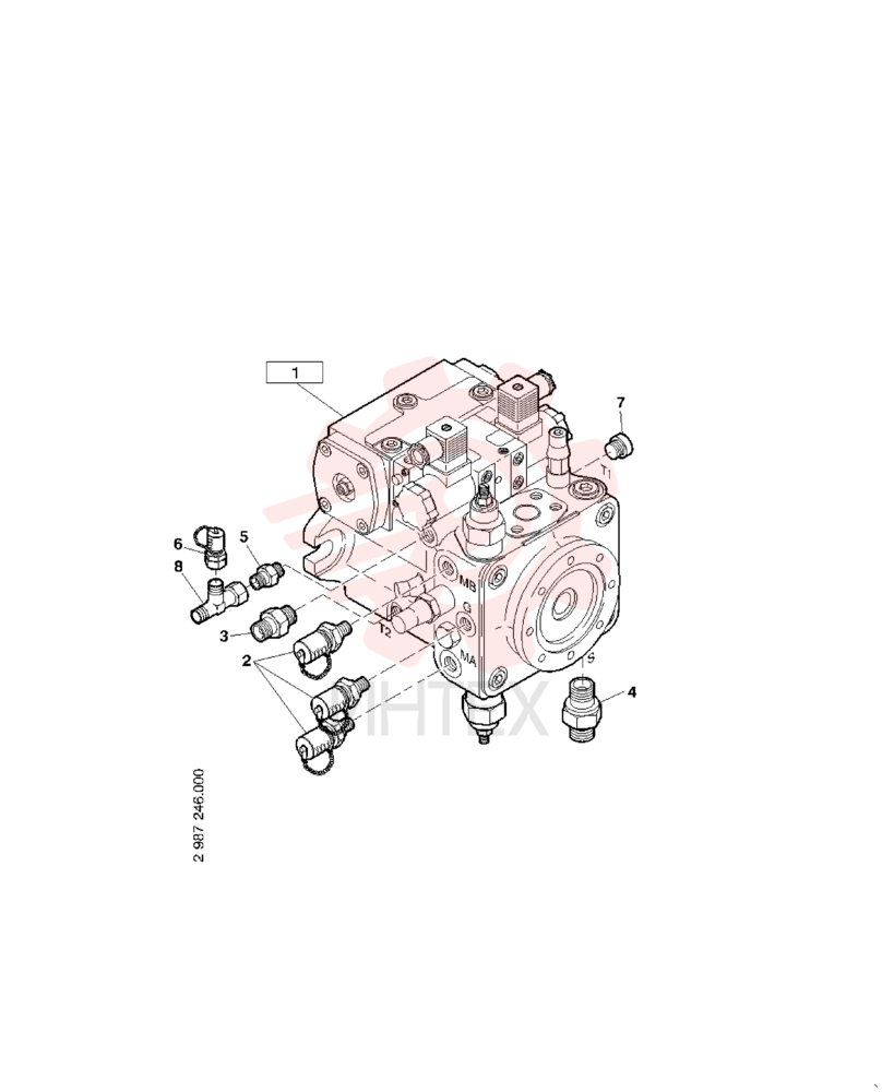 HYDRAULIC PUMP,40 CC 4532228 (1)