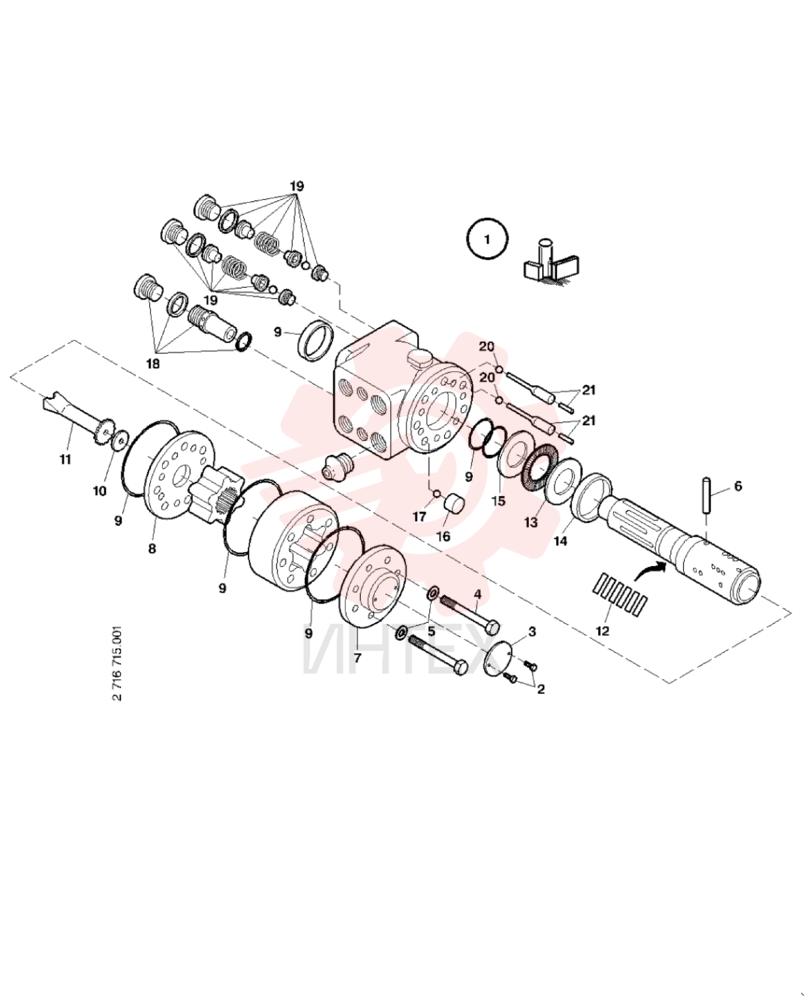 HYDRAULIC STEERING 1710318 (1)