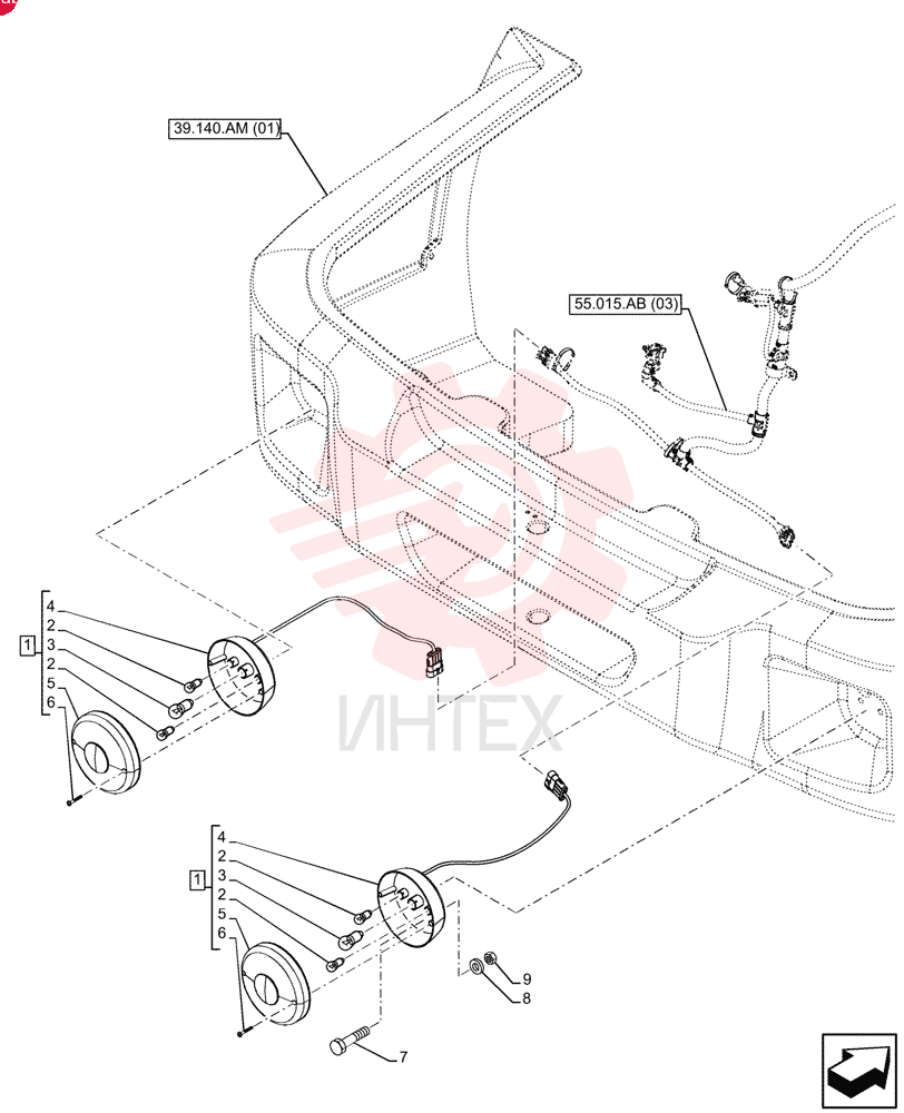 REVERSE LAMP 47559959