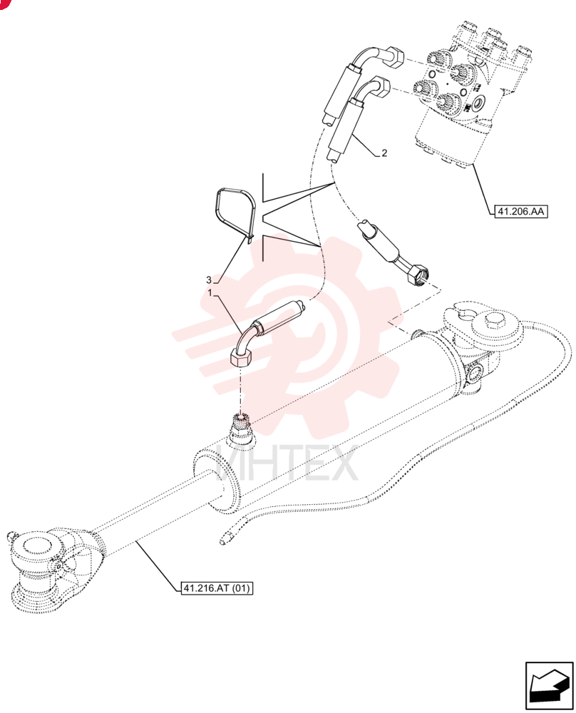 HYDRAULIC HOSE 47723448