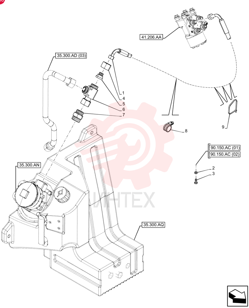 HYDRAULIC HOSE 47504851