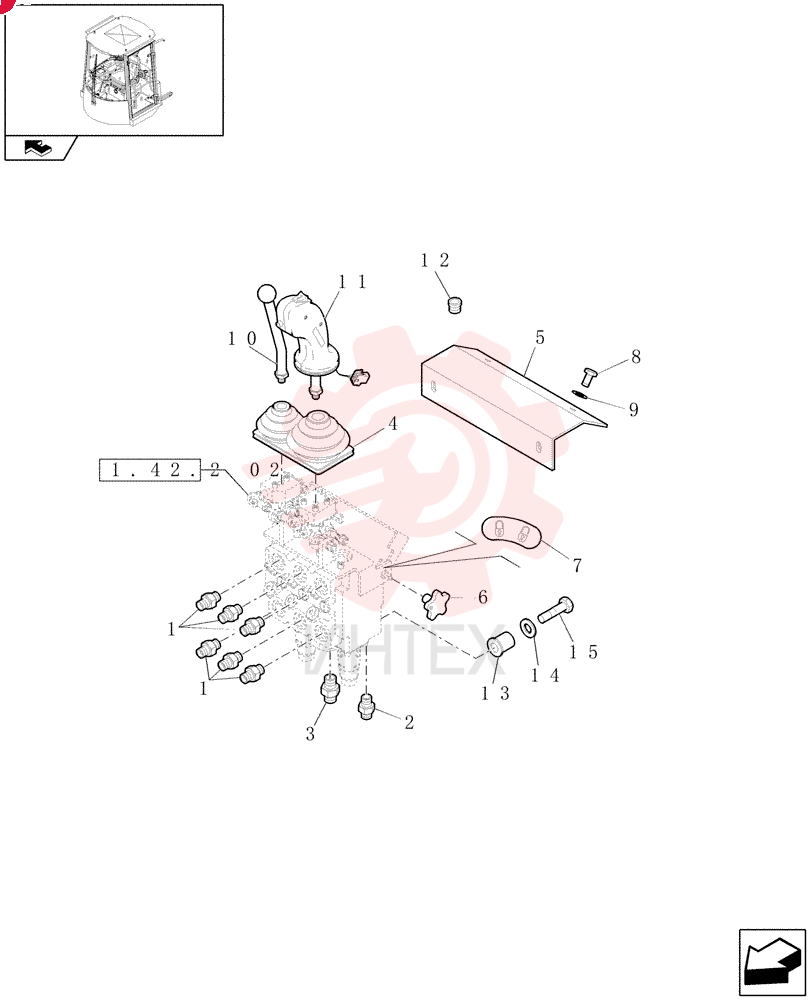 HYD CONNECTOR 1768191