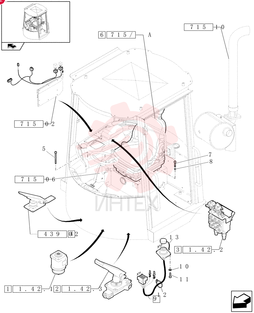 HYDRAULIC STEERING 87667140 (3)