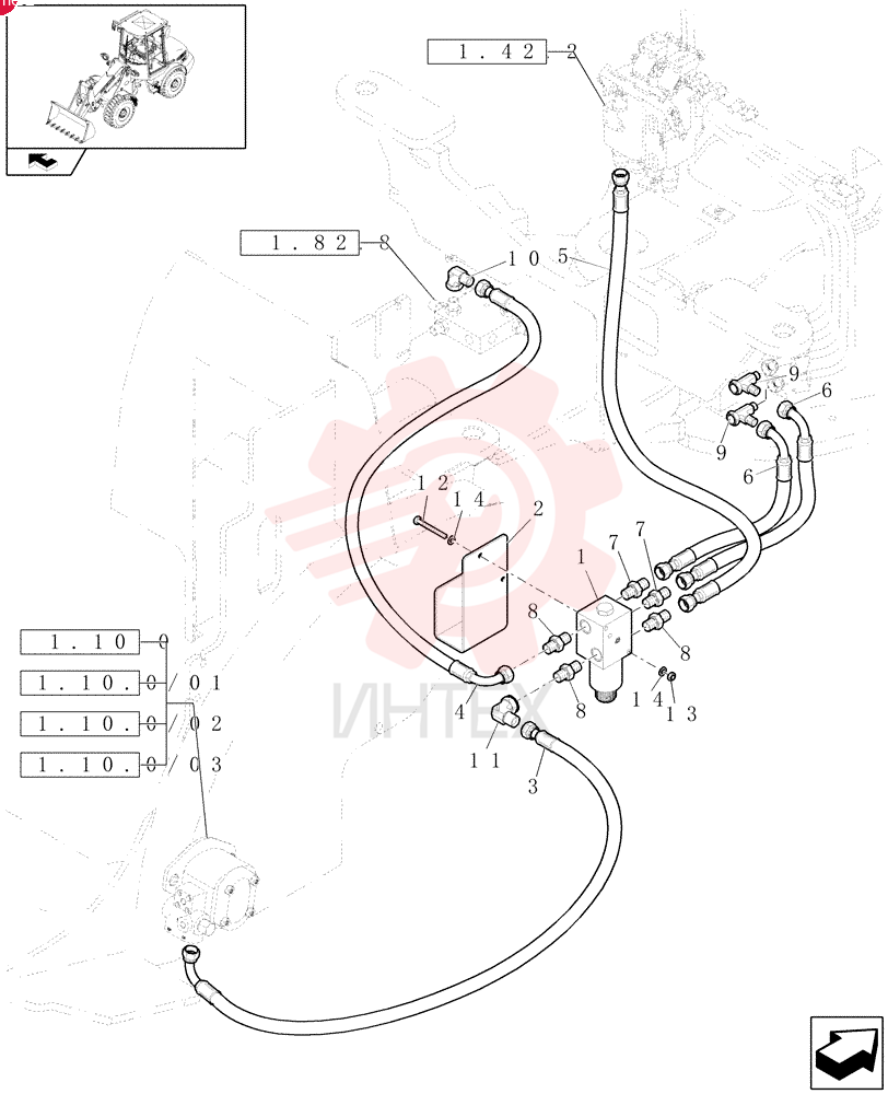 HYDRAULIC VALVE 87657526