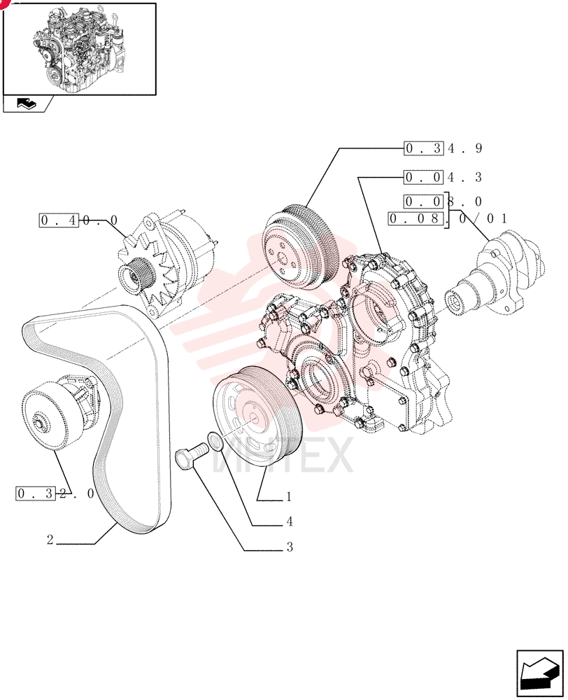 PULLEY 504223849