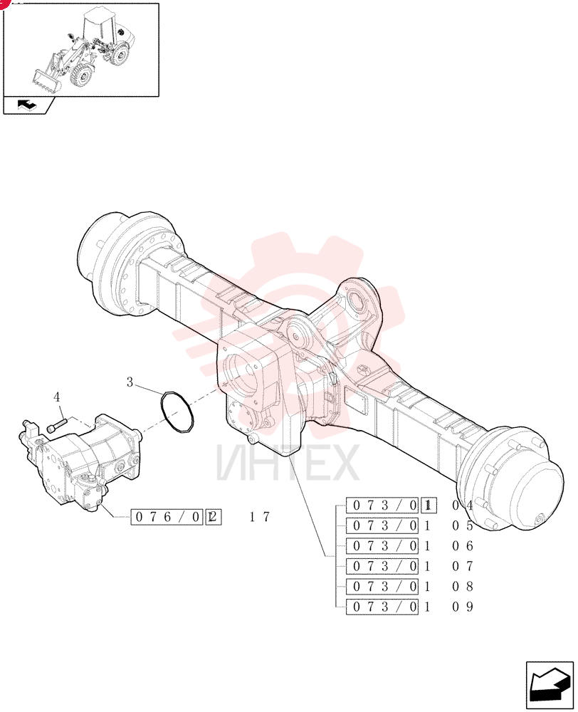 REAR AXLE 2813687