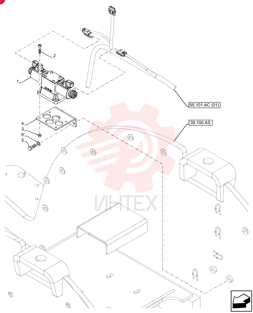 HYDRAULIC VALVE 84168723