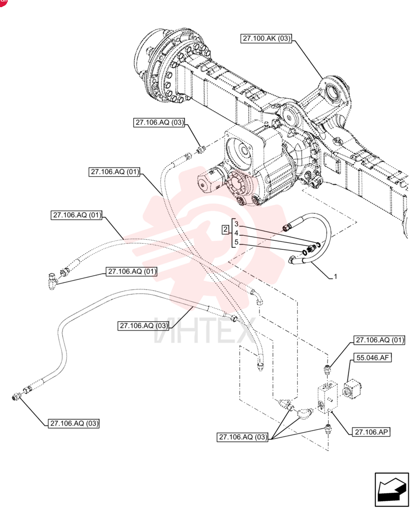 HYDRAULIC HOSE 47491810