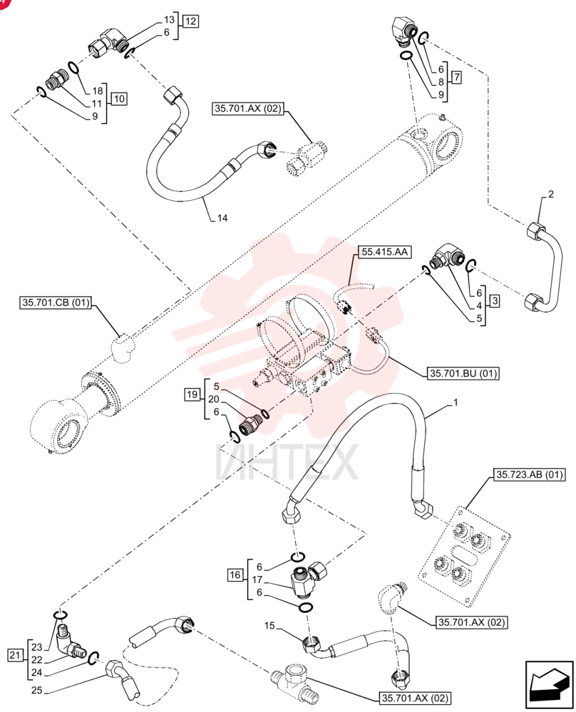 HYDRAULIC HOSE 47529432
