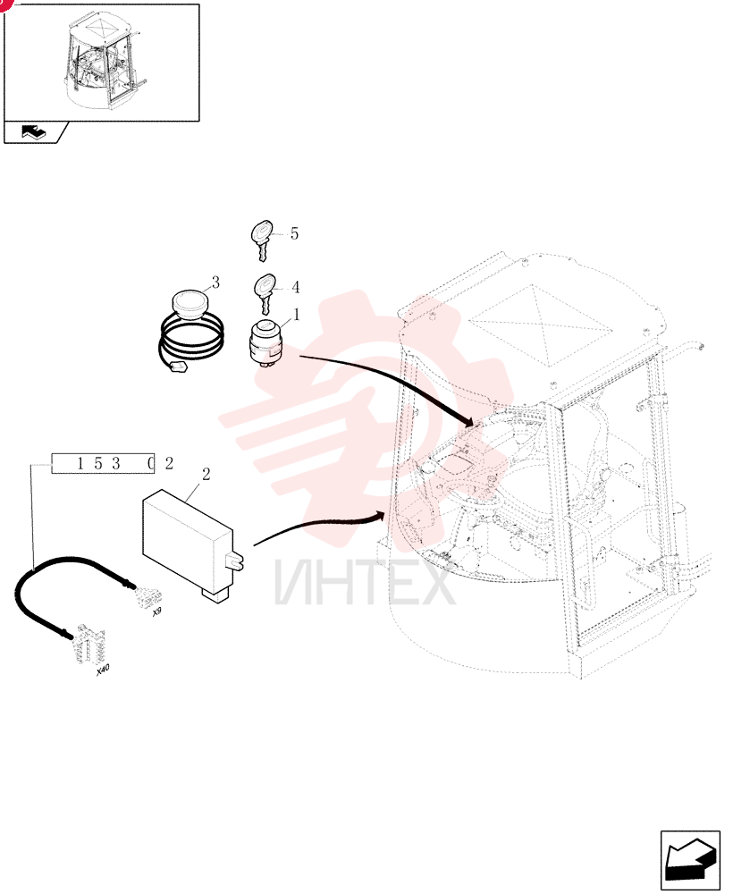 IGNITION SWITCH 2930163