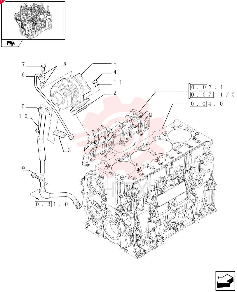 TURBOCHARGER 504242763