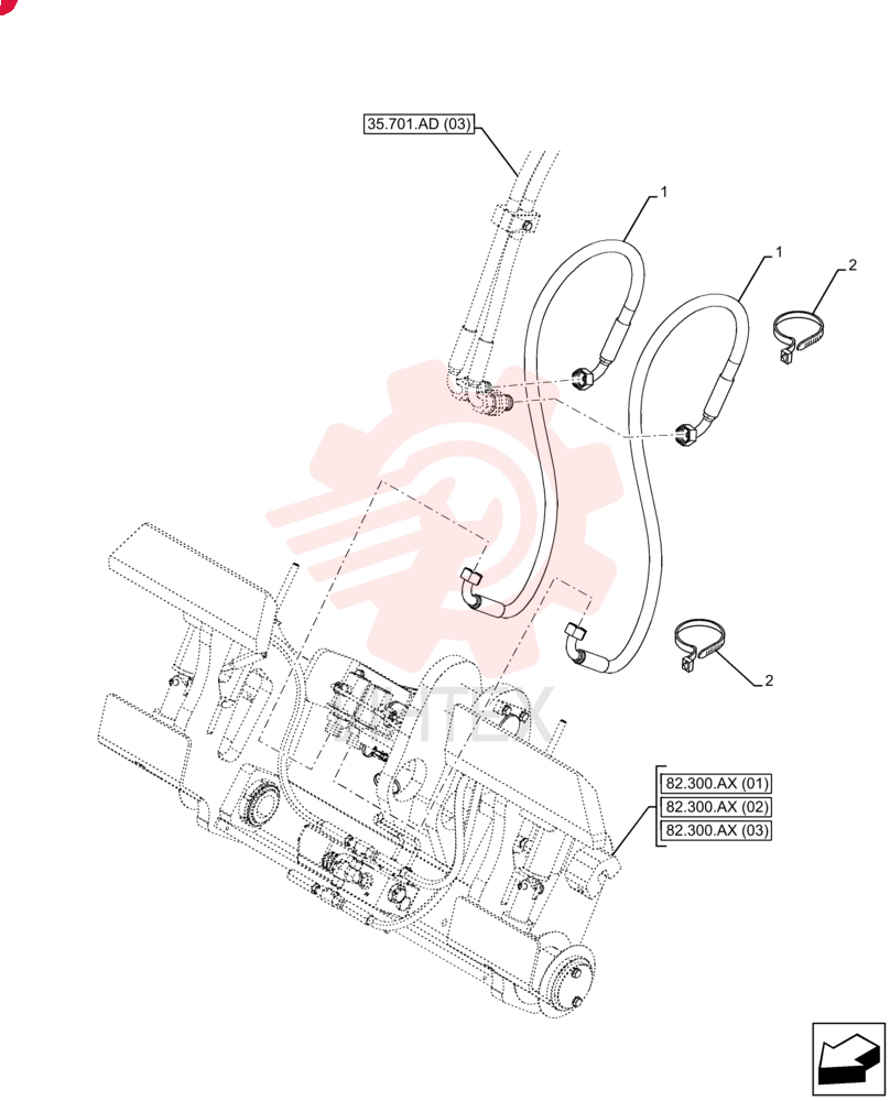 FLEXIBLE HOSE 47481733 (3)