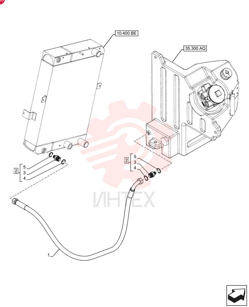 HYDRAULIC HOSE 47508454