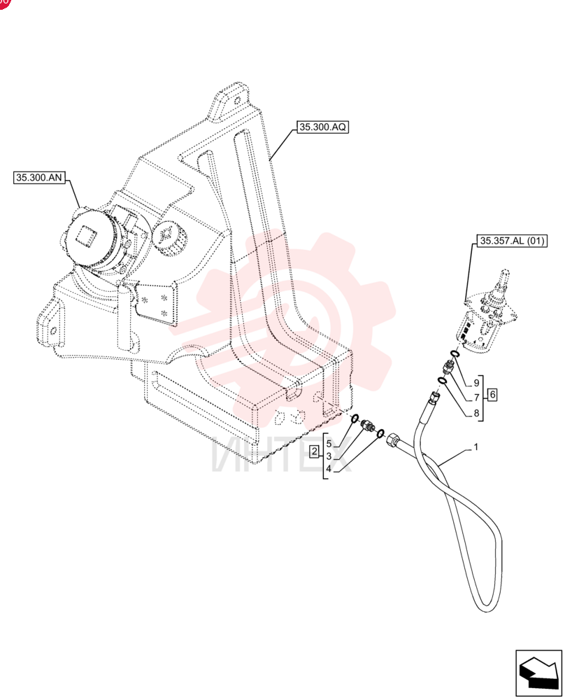 HYDRAULIC HOSE 47421395