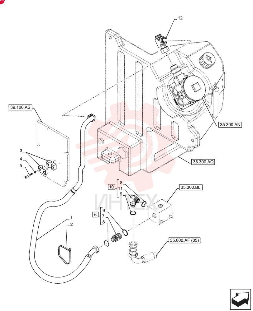 HYD TUBE 47460832 (2)