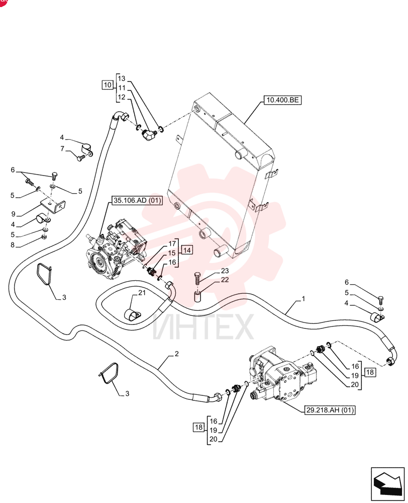 HYDRAULIC HOSE 47449724