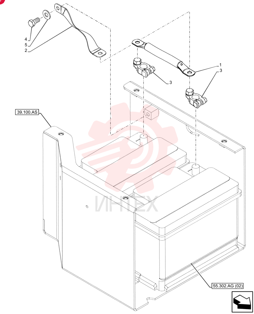 NEG BATTERY CABLE 47616203