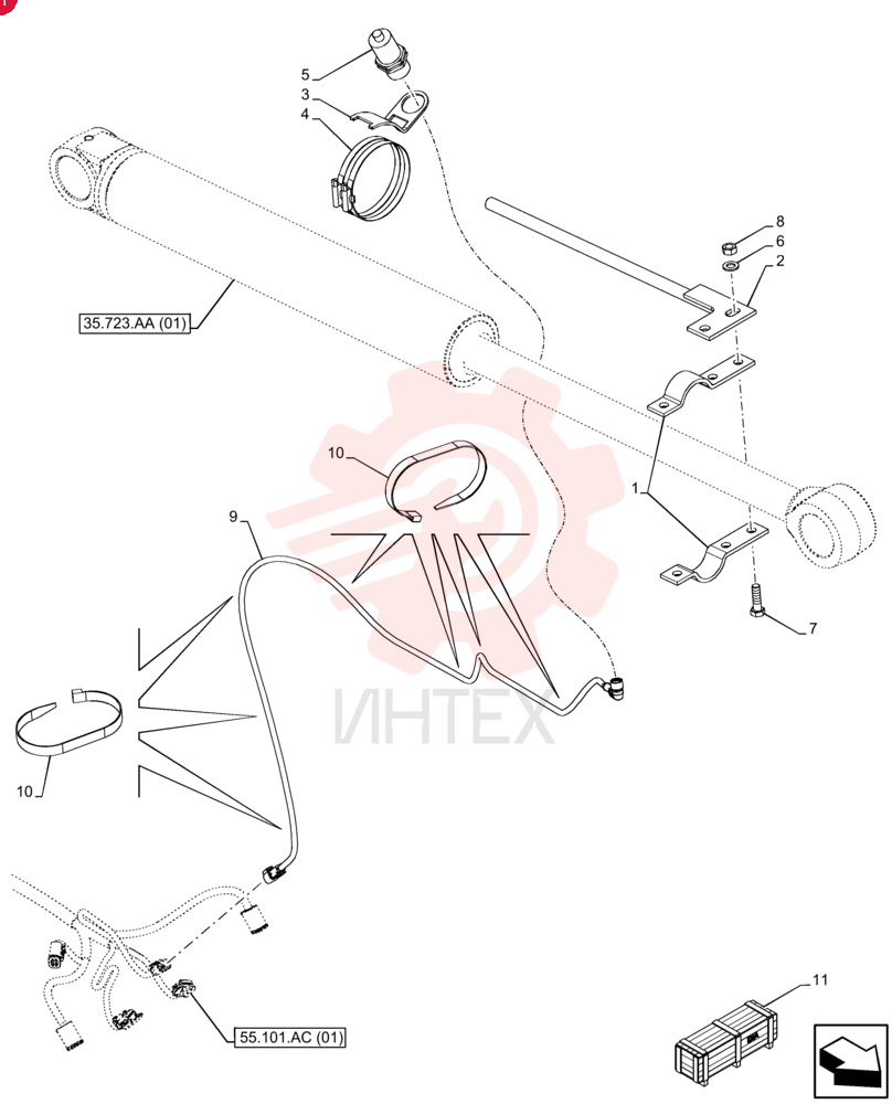PIPE CLAMP 2781158