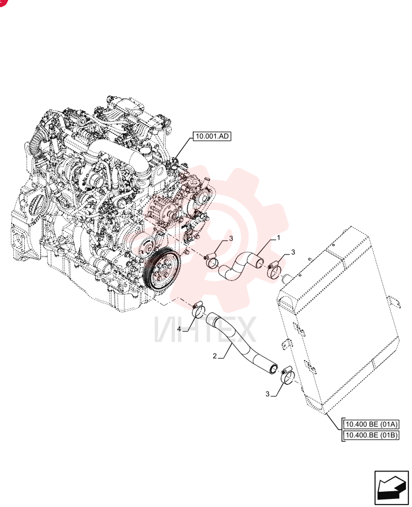 RADIATOR HOSE 47619041
