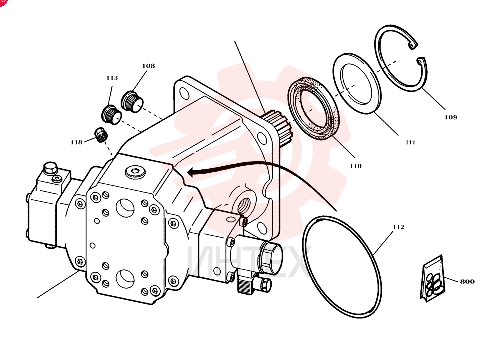 HYDRAULIC MOTOR 2813654