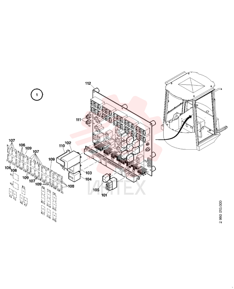 PRINTED CIRCUIT BOAR 3004959 (1)